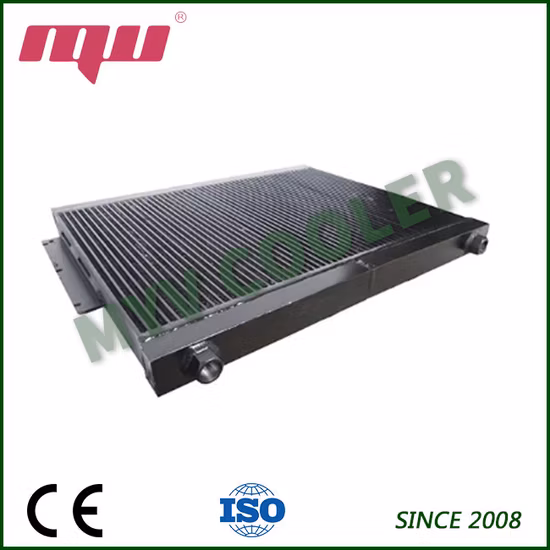 건설기계/광산 장비용 알루미늄 플레이트 핀 열교환기 오일 쿨러